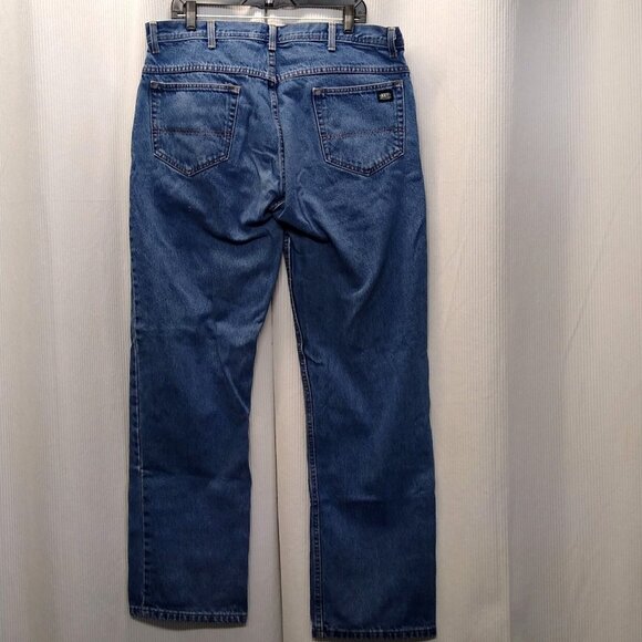 Key Industries Jeans Men W38 Relaxed Fit Heavyweight Enzyme Washed Denim 4876.45 - Picture 2 of 11